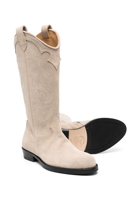 Leather cowboy boots GALLUCCI KIDS | J40029AMB0F515C